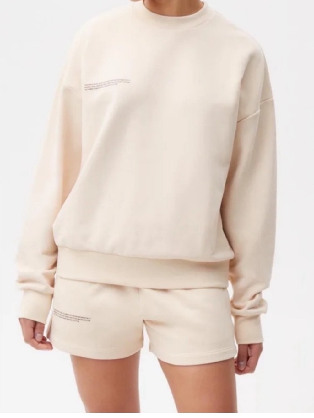 Pangaia 365 Heavyweight Sweatshirt - Sand Beige Size S